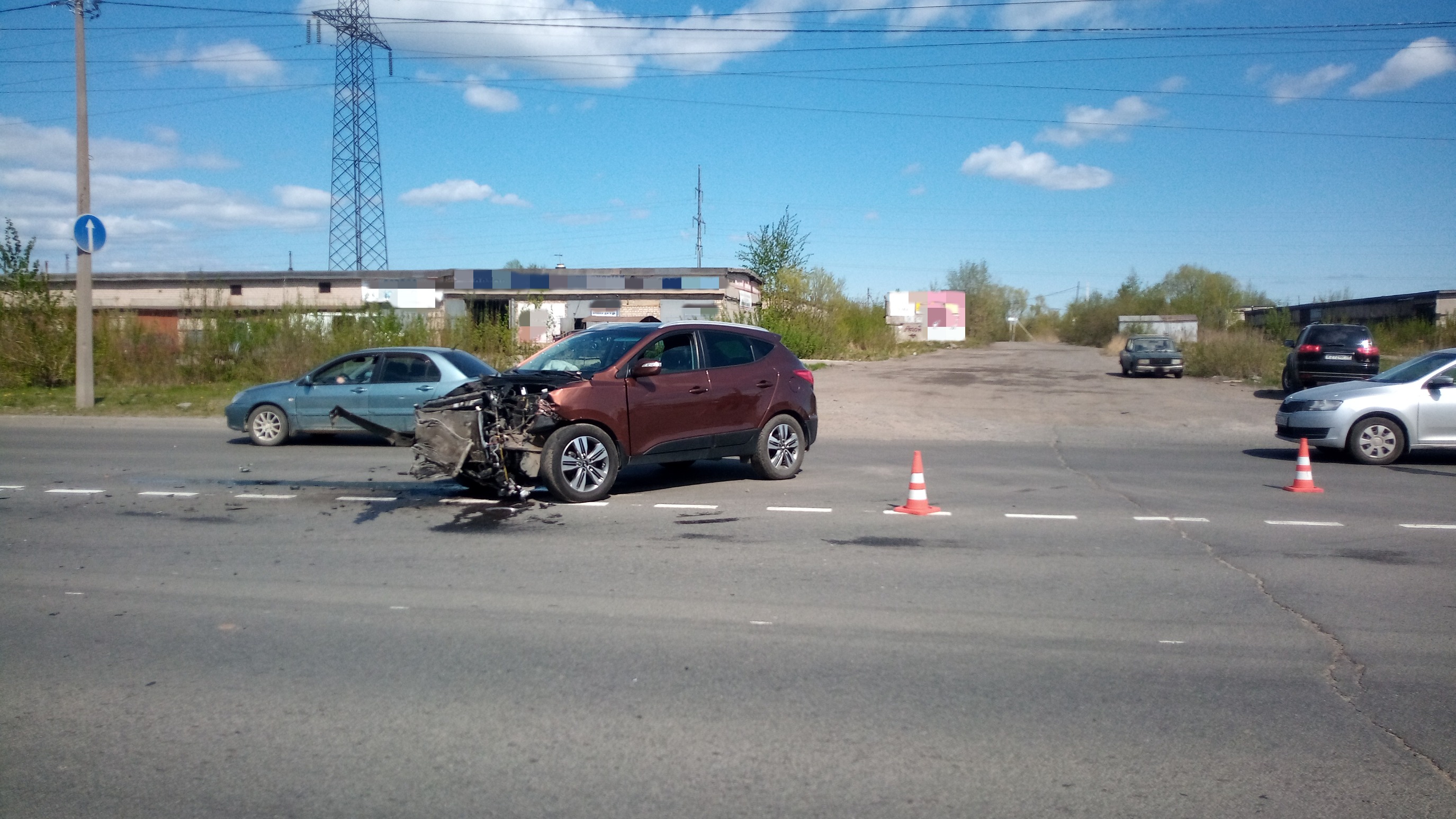 Жёсткая авария с участием мотоциклиста произошла в Череповце